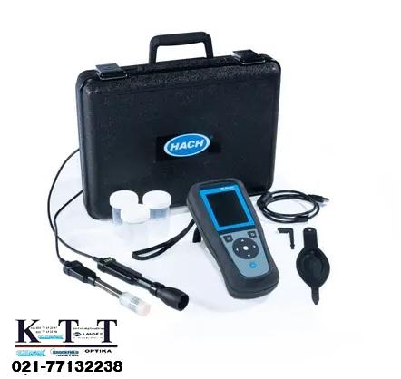 HQ2200 HACH Portable Multi-Meter with Gel pH PHC101 and Conductivity Electrodes, 1 m Cables پ هاش متر